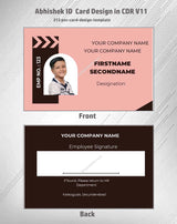 3/6 CorelDraw 11 ID Badge & Business Card Design Templates | 100 Editable Designs India
