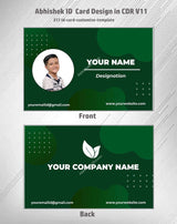 3/6 CorelDraw 11 ID Badge & Business Card Design Templates | 100 Editable Designs India