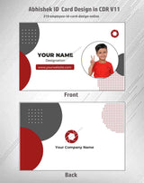 3/6 CorelDraw 11 ID Badge & Business Card Design Templates | 100 Editable Designs India