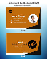 3/6 CorelDraw 11 ID Badge & Business Card Design Templates | 100 Editable Designs India