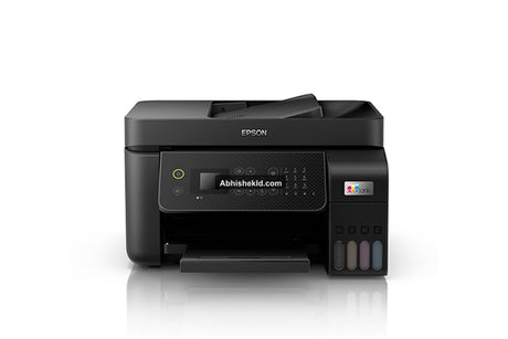 Epson EcoTank L5290 automatic document feeder close up showing control panel