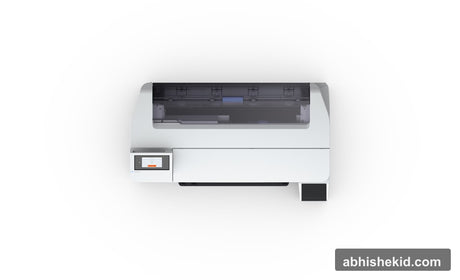 Epson F530 sublimation printer top view roll feed printing AbhishekID