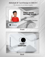 3/6 CorelDraw 11 ID Badge & Business Card Design Templates | 100 Editable Designs India