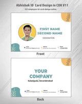 3/6 CorelDraw 11 ID Badge & Business Card Design Templates | 100 Editable Designs India