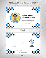 3/6 CorelDraw 11 ID Badge & Business Card Design Templates | 100 Editable Designs India
