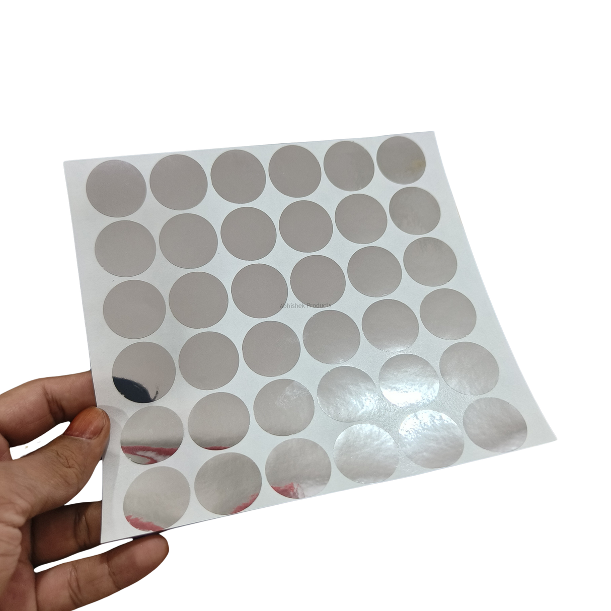 25x25mm Round Silver Print Scratch Off Labels Stickers, Designed to Create Your own Scratch Off Cards, Raffles, Promotions, Wedding, Fun, Games etc (2)