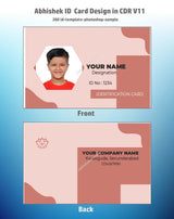 3/6 CorelDraw 11 ID Badge & Business Card Design Templates | 100 Editable Designs India