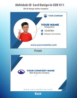 3/6 CorelDraw 11 ID Badge & Business Card Design Templates | 100 Editable Designs India