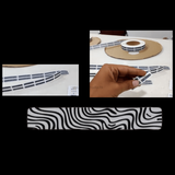 6x30mm zebra print scratch off labels bulk pack for raffles and promotional scratch cards by AbhishekID