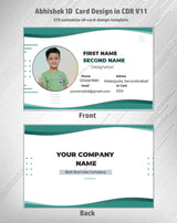 3/6 CorelDraw 11 ID Badge & Business Card Design Templates | 100 Editable Designs India