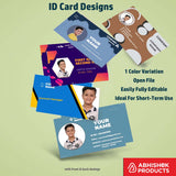 Huge ID Card Collection - CorelDraw File 600 Designs - Complete Professional Template Bundle India