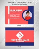3/6 CorelDraw 11 ID Badge & Business Card Design Templates | 100 Editable Designs India