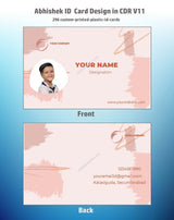 3/6 CorelDraw 11 ID Badge & Business Card Design Templates | 100 Editable Designs India