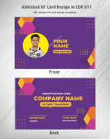 3/6 CorelDraw 11 ID Badge & Business Card Design Templates | 100 Editable Designs India