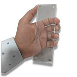 2x6 Inch Acrylic Poloroid Strip Magnetic Photo Frames Rectangle Fridge Magnet Frames | Without Print