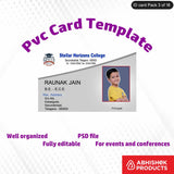 Custom printed PVC cards with high-quality finish, suitable for various uses