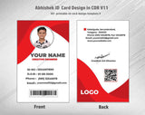 4/6 CorelDraw 11 Printable ID Card Design Templates | 100 Editable Designs India