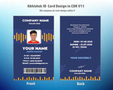 4/6 CorelDraw 11 Printable ID Card Design Templates | 100 Editable Designs India