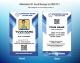 4/6 CorelDraw 11 Printable ID Card Design Templates | 100 Editable Designs India