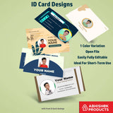 Huge ID Card Collection - CorelDraw File 600 Designs - Complete Professional Template Bundle India