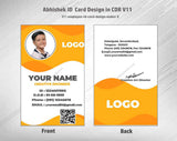4/6 CorelDraw 11 Printable ID Card Design Templates | 100 Editable Designs India