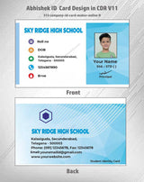 4/6 CorelDraw 11 Printable ID Card Design Templates | 100 Editable Designs India