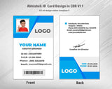 4/6 CorelDraw 11 Printable ID Card Design Templates | 100 Editable Designs India