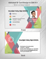 4/6 CorelDraw 11 Printable ID Card Design Templates | 100 Editable Designs India