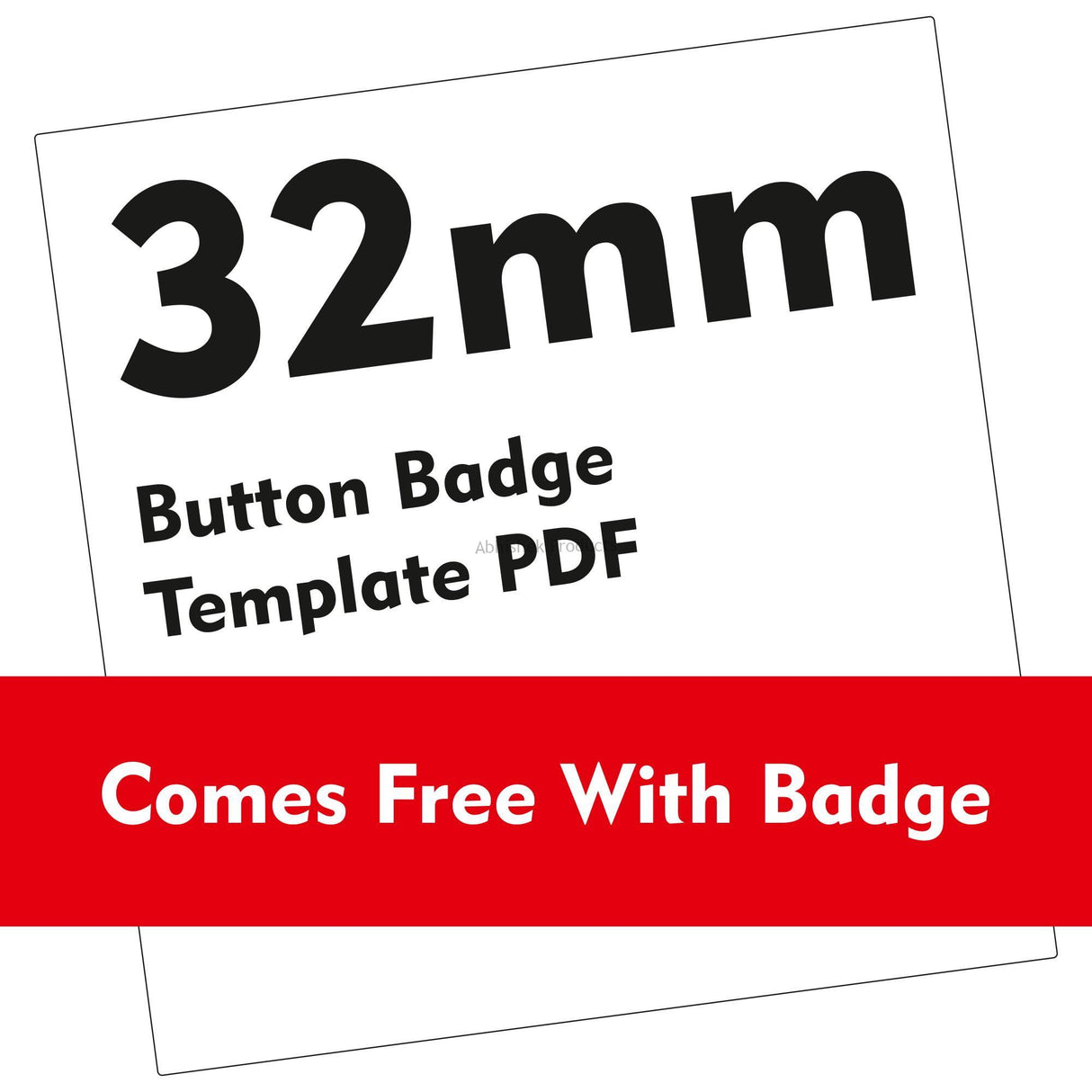 32mm badge template file format