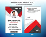 4/6 CorelDraw 11 Printable ID Card Design Templates | 100 Editable Designs India
