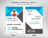 4/6 CorelDraw 11 Printable ID Card Design Templates | 100 Editable Designs India