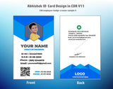 4/6 CorelDraw 11 Printable ID Card Design Templates | 100 Editable Designs India