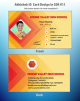 4/6 CorelDraw 11 Printable ID Card Design Templates | 100 Editable Designs India