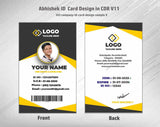 4/6 CorelDraw 11 Printable ID Card Design Templates | 100 Editable Designs India