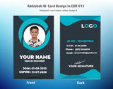 4/6 CorelDraw 11 Printable ID Card Design Templates | 100 Editable Designs India