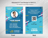 4/6 CorelDraw 11 Printable ID Card Design Templates | 100 Editable Designs India