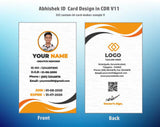 4/6 CorelDraw 11 Printable ID Card Design Templates | 100 Editable Designs India