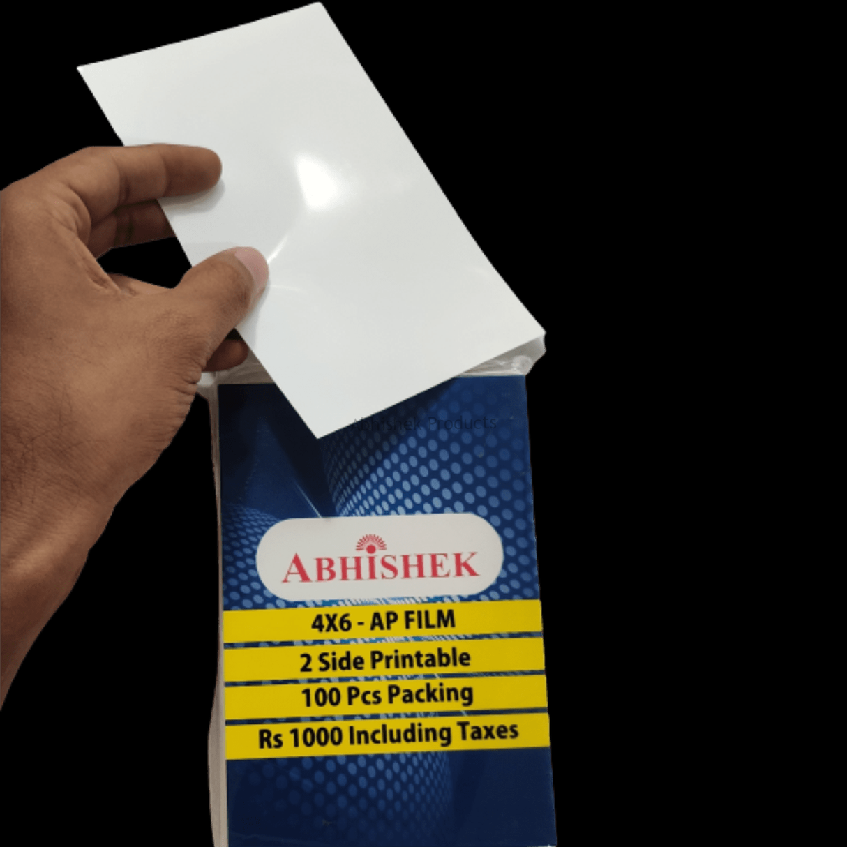 358 ABHISHEK MAXI 4X6 180 MIC ID CARD AP FILM HIGH GLOSSY FOR INKJET