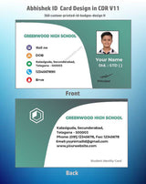 4/6 CorelDraw 11 Printable ID Card Design Templates | 100 Editable Designs India