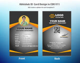 4/6 CorelDraw 11 Printable ID Card Design Templates | 100 Editable Designs India