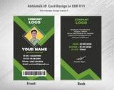 4/6 CorelDraw 11 Printable ID Card Design Templates | 100 Editable Designs India