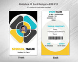 4/6 CorelDraw 11 Printable ID Card Design Templates | 100 Editable Designs India