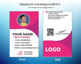 4/6 CorelDraw 11 Printable ID Card Design Templates | 100 Editable Designs India