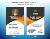 4/6 CorelDraw 11 Printable ID Card Design Templates | 100 Editable Designs India