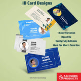 2/6 CorelDraw 11 Company ID Card Design Templates | 100 Editable Designs India