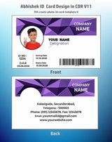 4/6 CorelDraw 11 Printable ID Card Design Templates | 100 Editable Designs India