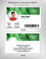 4/6 CorelDraw 11 Printable ID Card Design Templates | 100 Editable Designs India