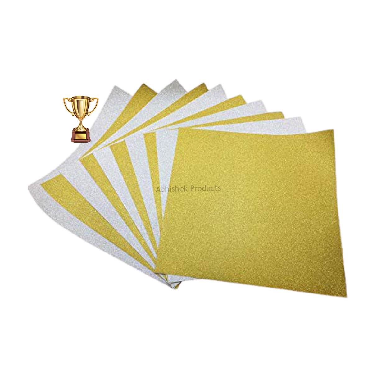 399 2 TROPHY COMBO PACK TRANSPARENT SHEET GOLD SILVER STICKER SHEET 1