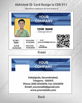 4/6 CorelDraw 11 Printable ID Card Design Templates | 100 Editable Designs India
