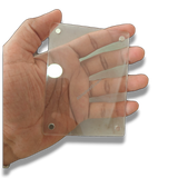 3x4 Inch Acrylic Poloroid Magnetic Photo Frames Rectangle Fridge Magnet Frames | Without Print